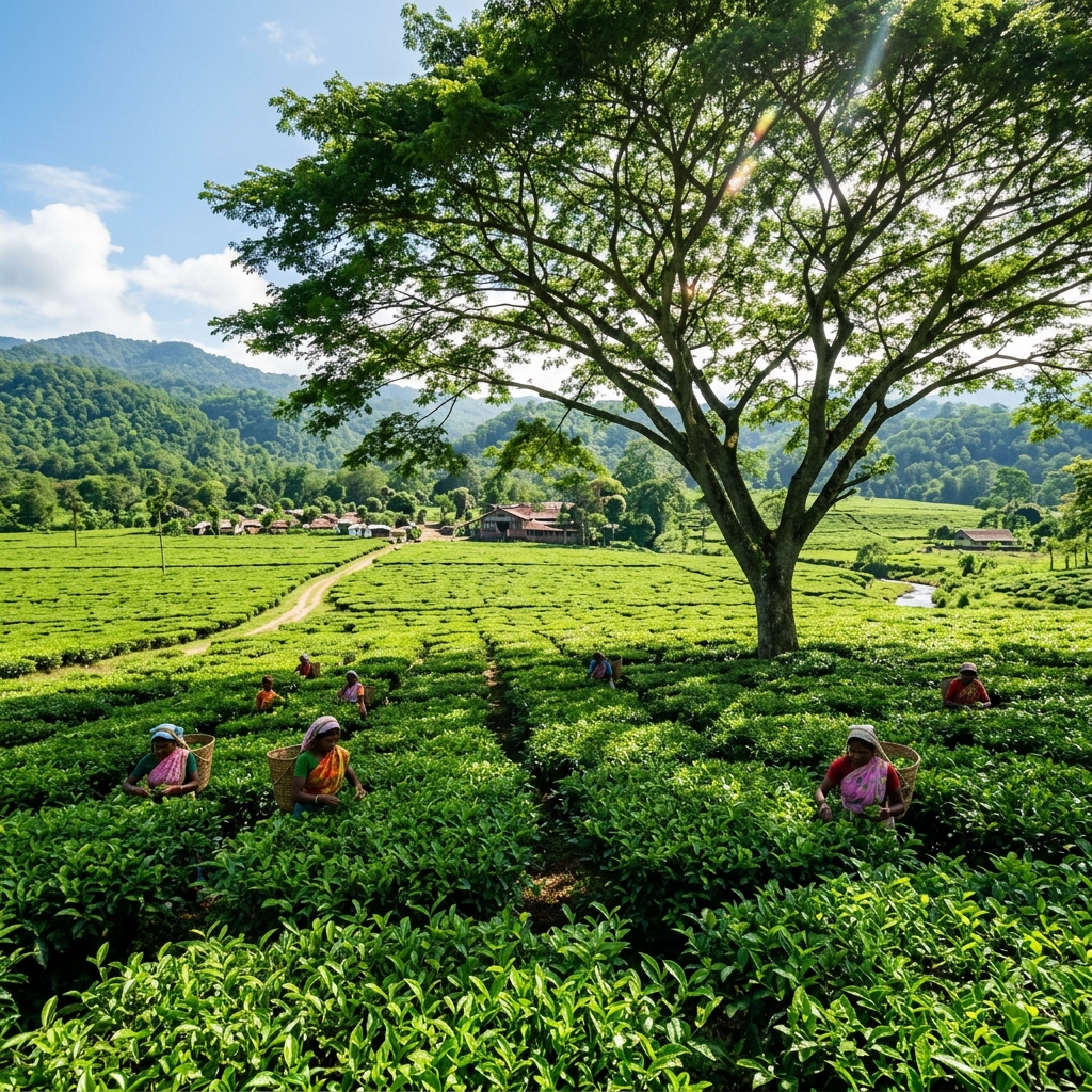 Assam tea estate